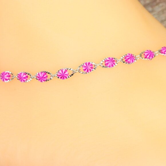 "Elegant Handmade Anklet – Delicate Jewelry for Women, MAR091274 - Picture 1 of 10